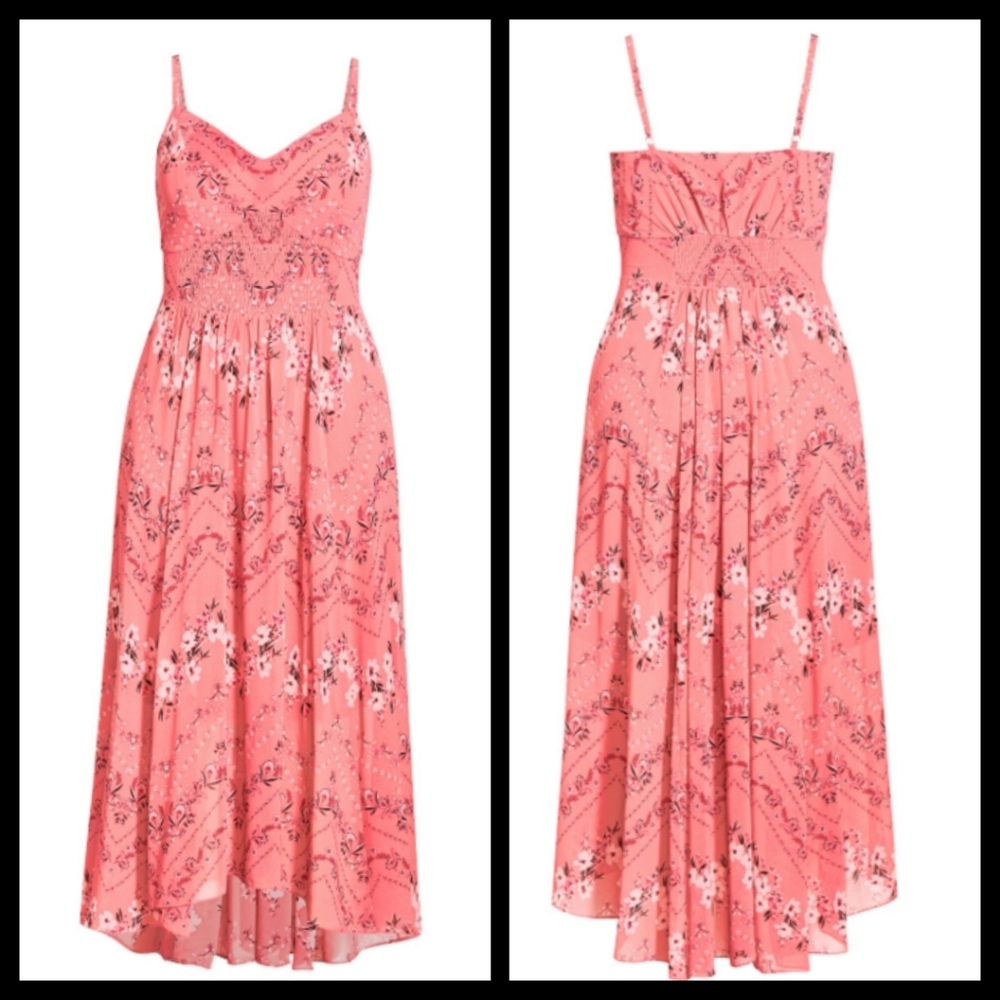 City Chic Boho Pink Maxi Dress  14 & 16 NWT - Picture 2 of 4